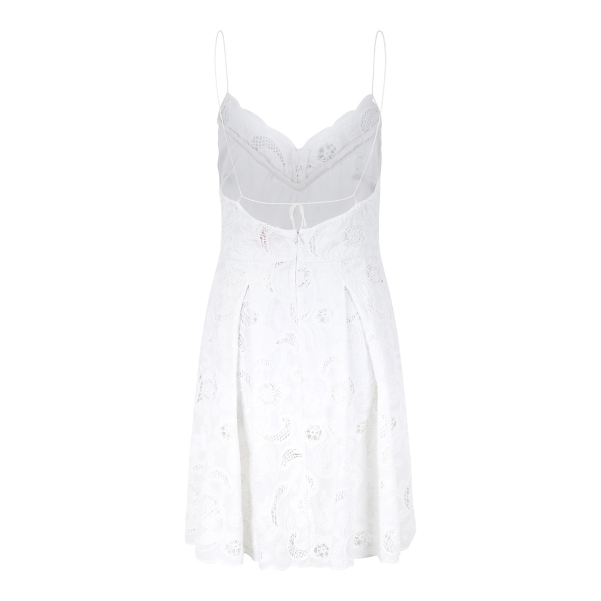 Merci White Lace Mini Dress.