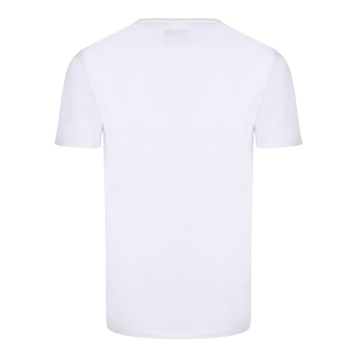 Selected White Cotton Crew Neck T-Shirt. 2