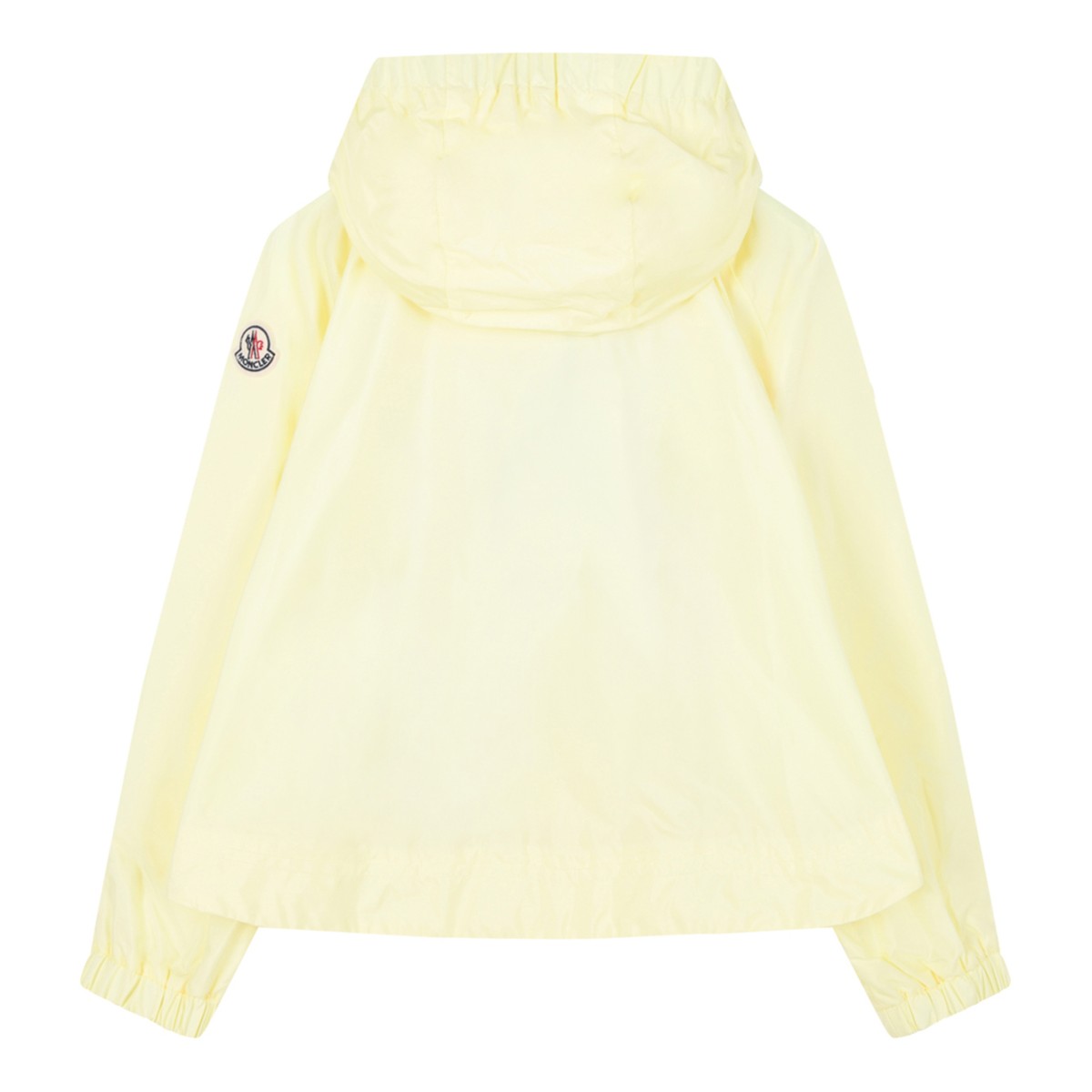 Moncler Yellow Hooded Lightweight Jacket.
