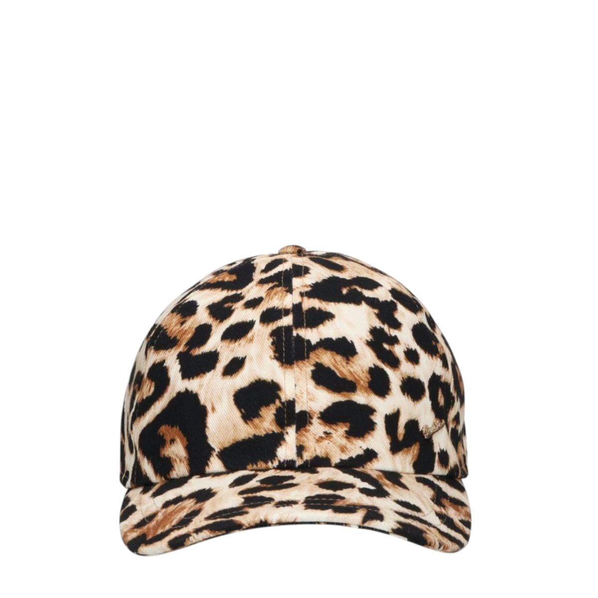 Borsalino Leopard Print Baseball Cap.