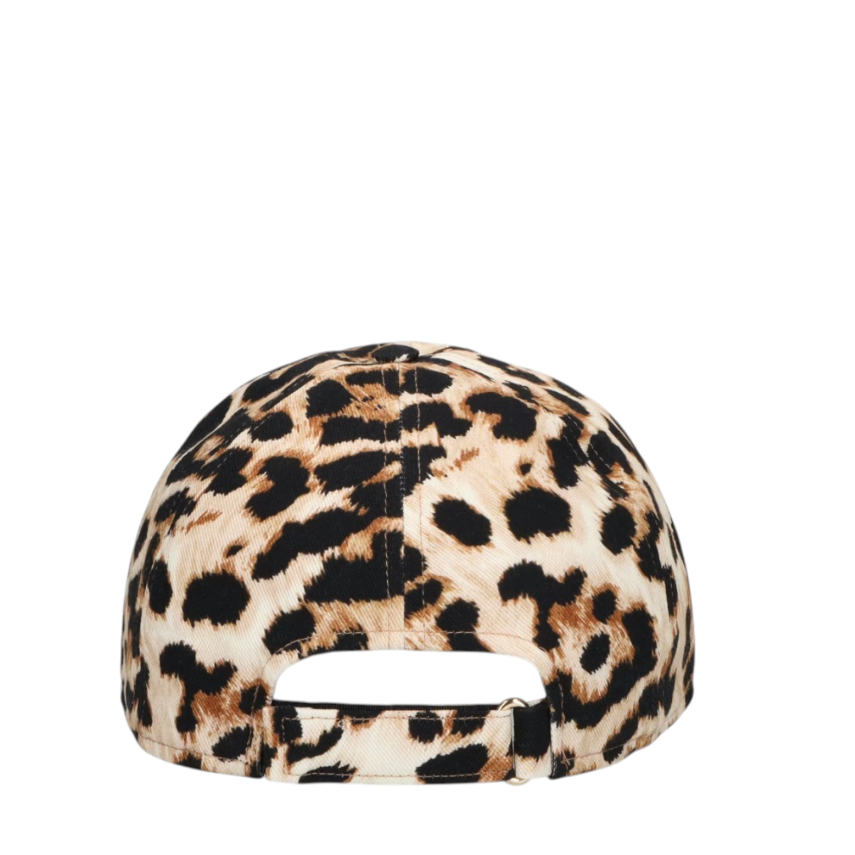 Borsalino Leopard Print Baseball Cap.