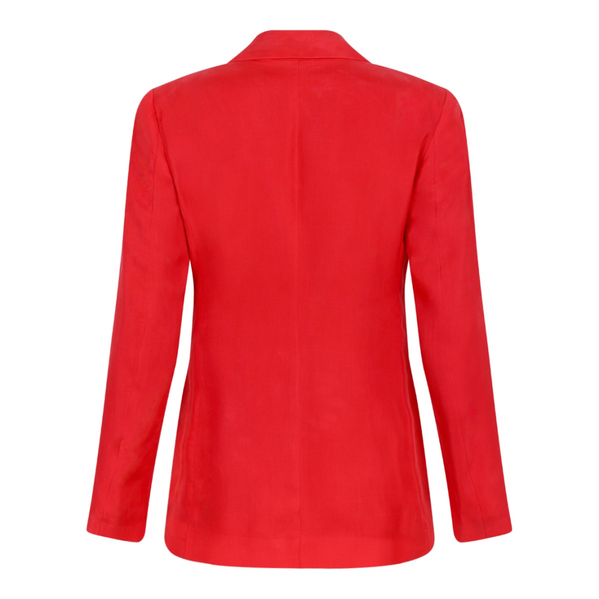 Merci Red Single-Breasted Tailored Blazer.