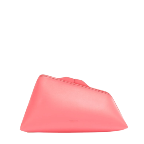 The Attico Pink Geometric Clutch Bag.