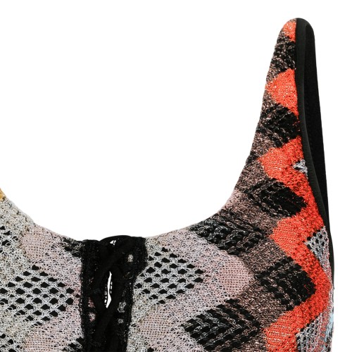 Missoni Multicolor Zigzag Knit Bikini Set.
