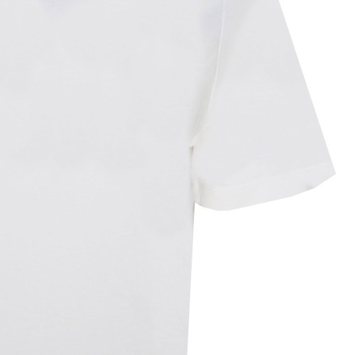Selected White Cotton Crew Neck T-Shirt.