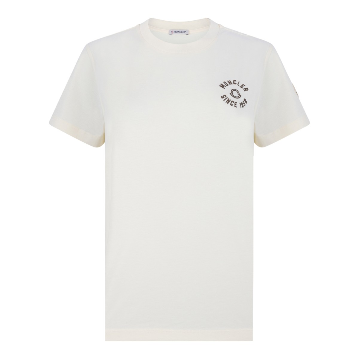 Ivory Logo Cotton T-Shirt