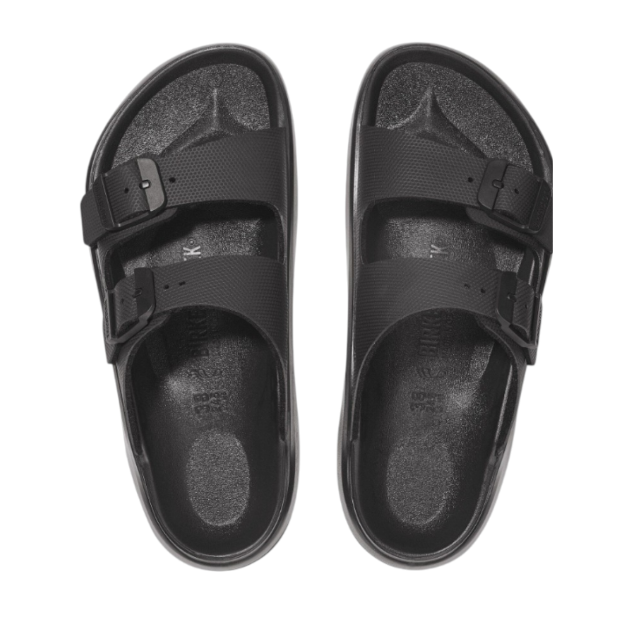 Birkenstock Black Double-Strap Sport Sandals.