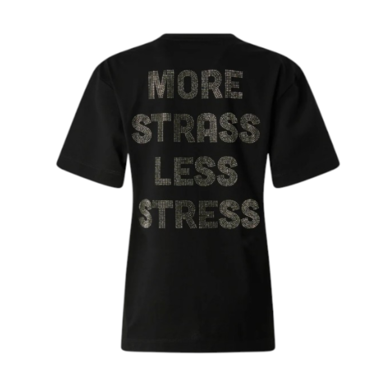 Pinko Black Cotton Logo T-Shirt.
