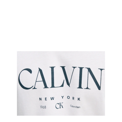 Calvin Klein White Logo Cotton T-Shirt.  2