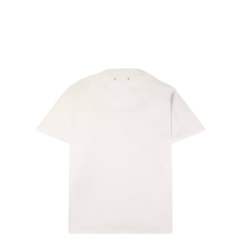 Golden Goose White Cotton Logo T-Shirt. 