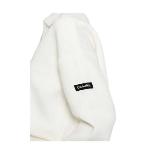 Calvin Klein Cream Half-Zip Sweatshirt.   2