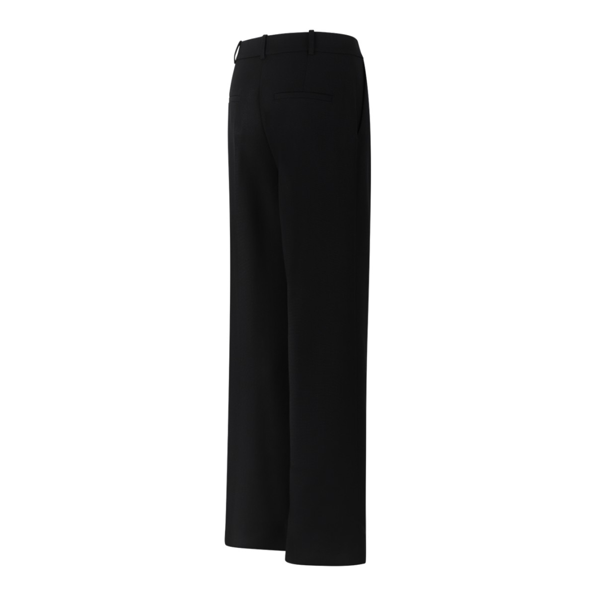 Anine Bing Black Tailored Straight-Leg Trousers.