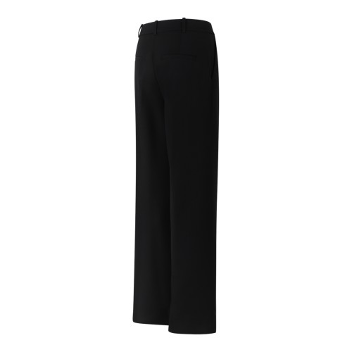 Anine Bing Black Tailored Straight-Leg Trousers.