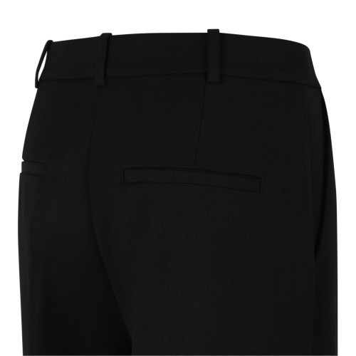 Anine Bing Black Tailored Straight-Leg Trousers.