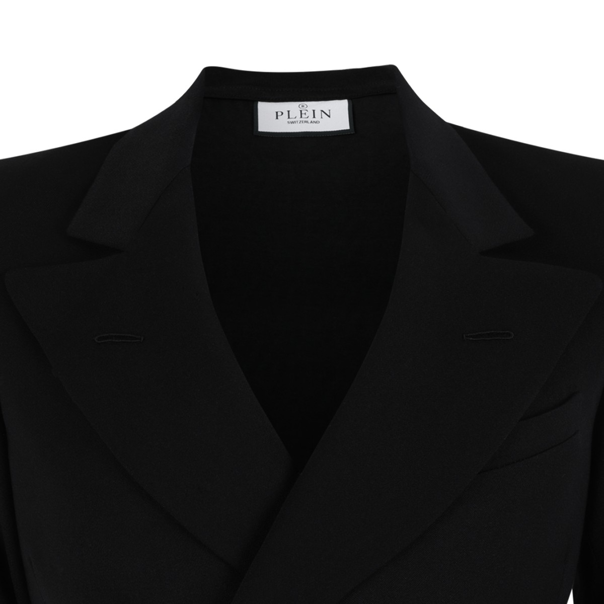 Maison Margiela Black Double-Breasted Tailored Blazer.