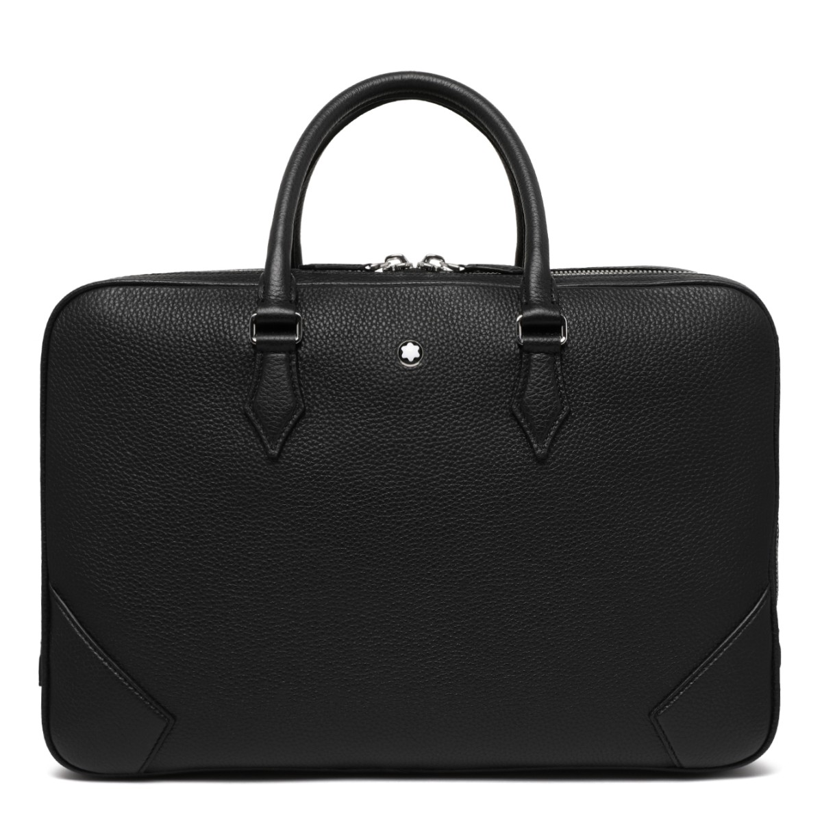 Montblanc Black Leather Briefcase.