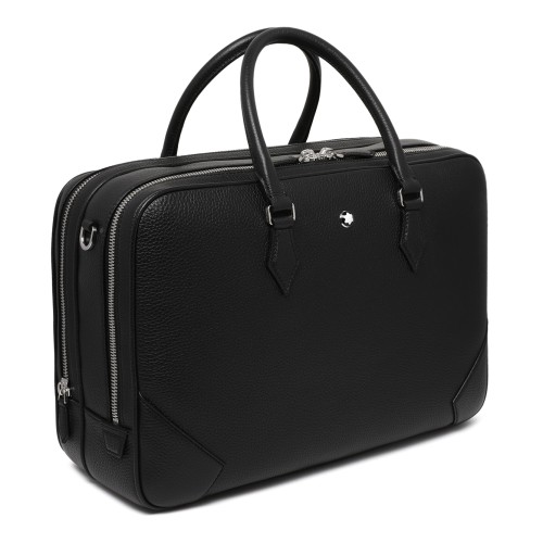Montblanc Black Leather Briefcase.