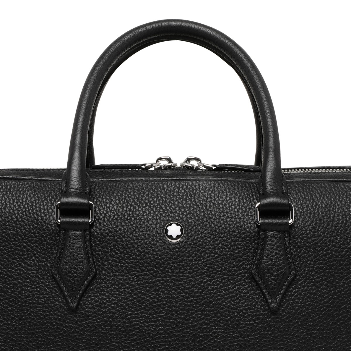 Montblanc Black Leather Briefcase.