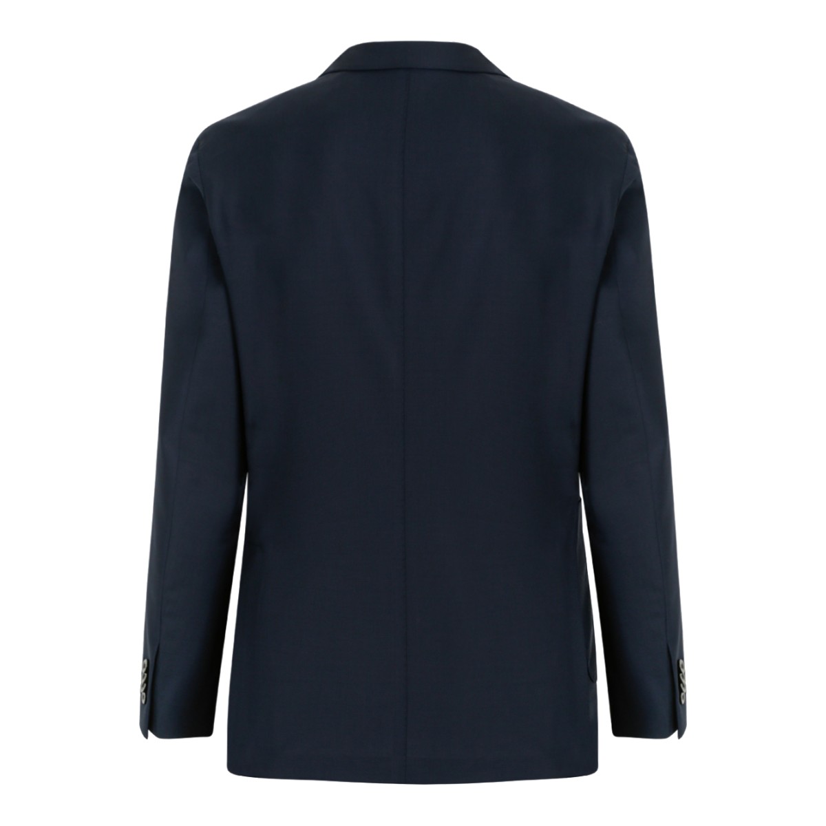 Boglioli Navy Double-Breasted Tailored Suit.