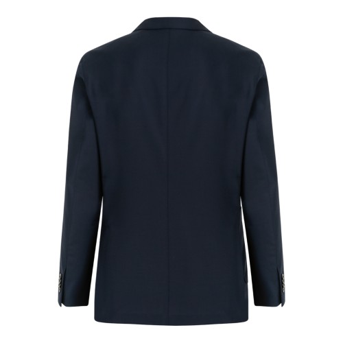 Boglioli Navy Double-Breasted Tailored Suit.