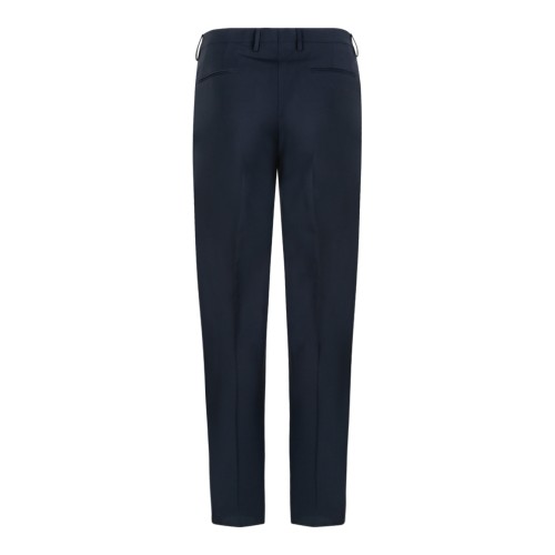 Boglioli Navy Double-Breasted Tailored Suit.