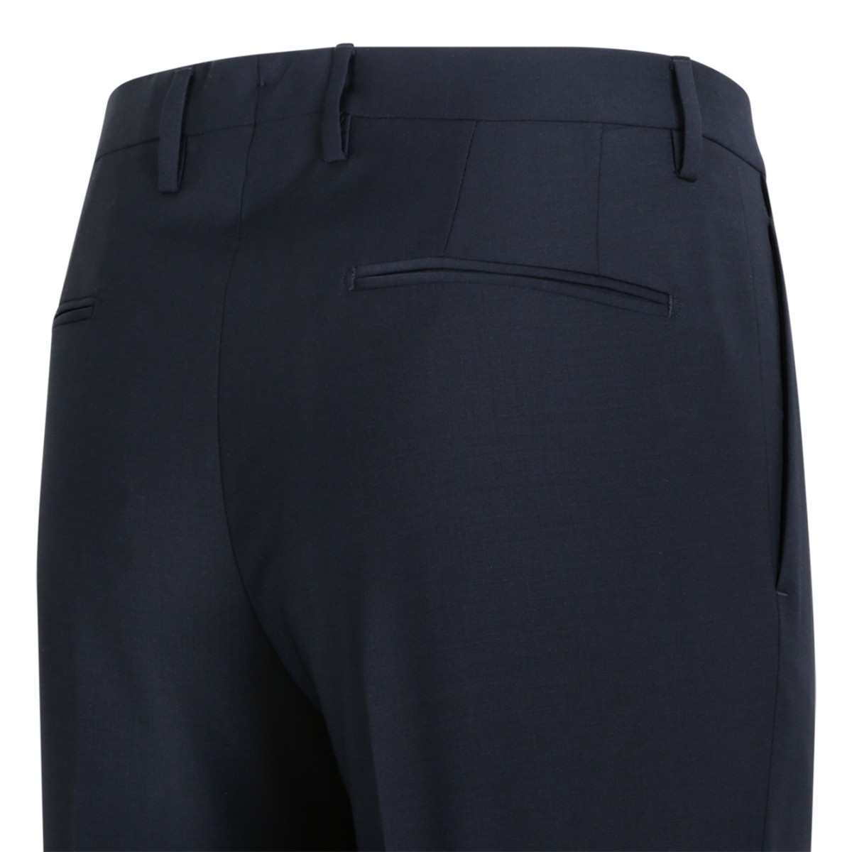 Boglioli Navy Double-Breasted Tailored Suit.