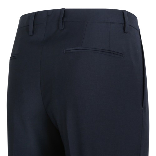 Boglioli Navy Double-Breasted Tailored Suit.