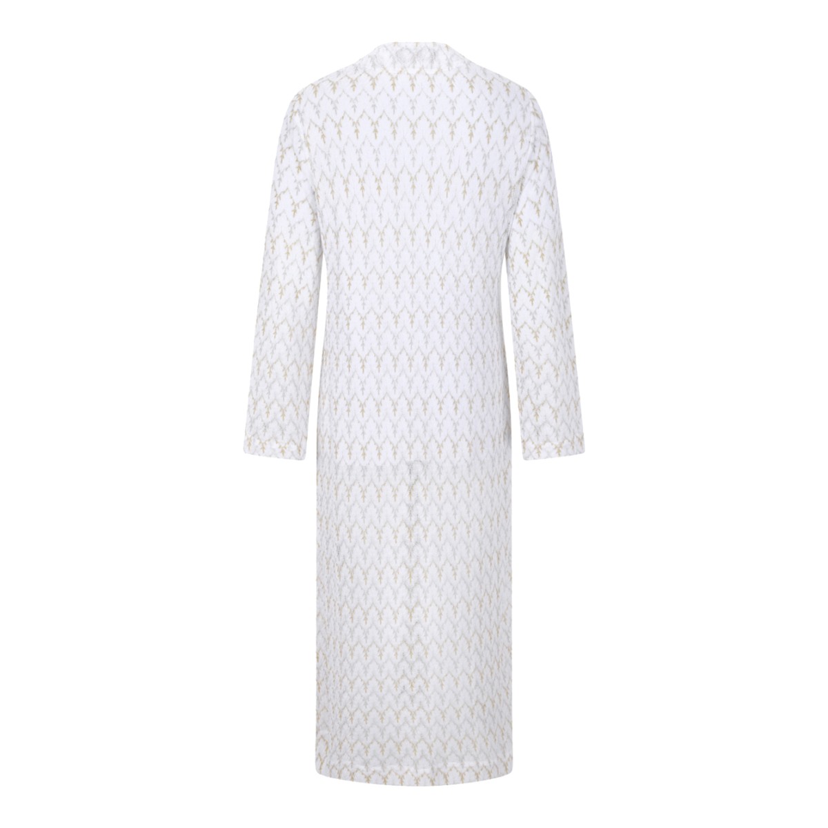 Missoni Multicolor Knit Long Cardigan Coat.