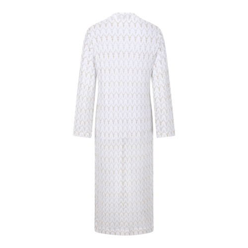 Missoni Multicolor Knit Long Cardigan Coat.