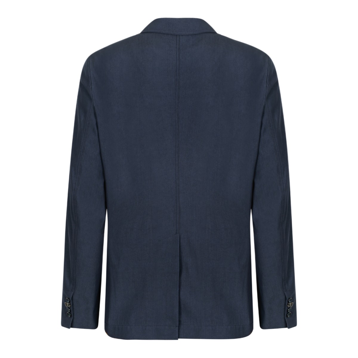 Dolce & Gabbana Navy Tailored Single-Breasted Blazer.