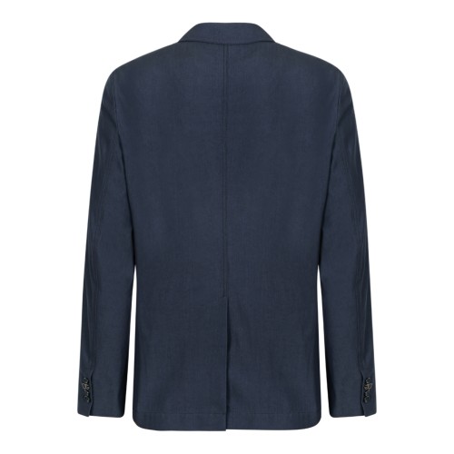 Dolce & Gabbana Navy Tailored Single-Breasted Blazer.