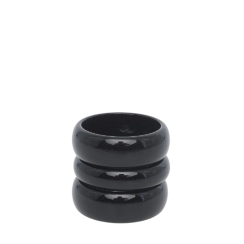 Douuod Black Resin Bangle Bracelet. 2