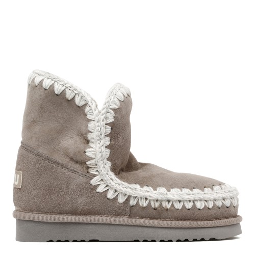 Mou Grey Eskimo Sheepskin Ankle Boots. 