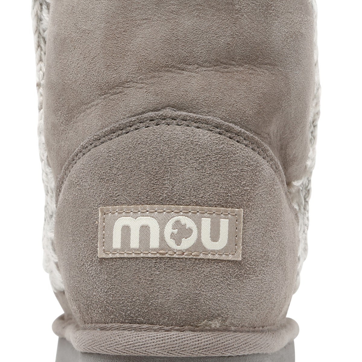 Mou Grey Eskimo Sheepskin Ankle Boots. 