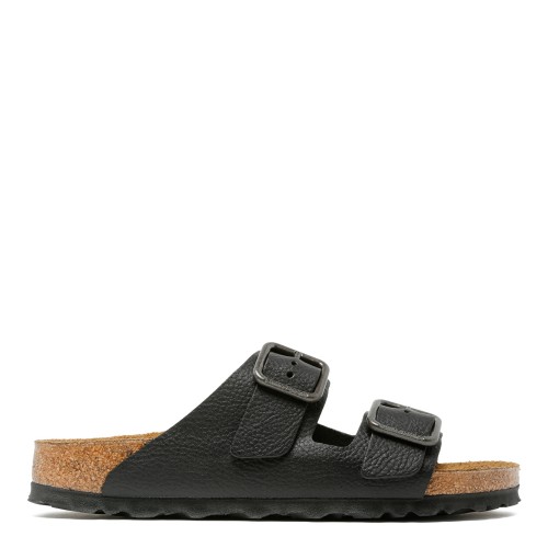 Birkenstock Metallic Taupe Double-Strap Sandals.