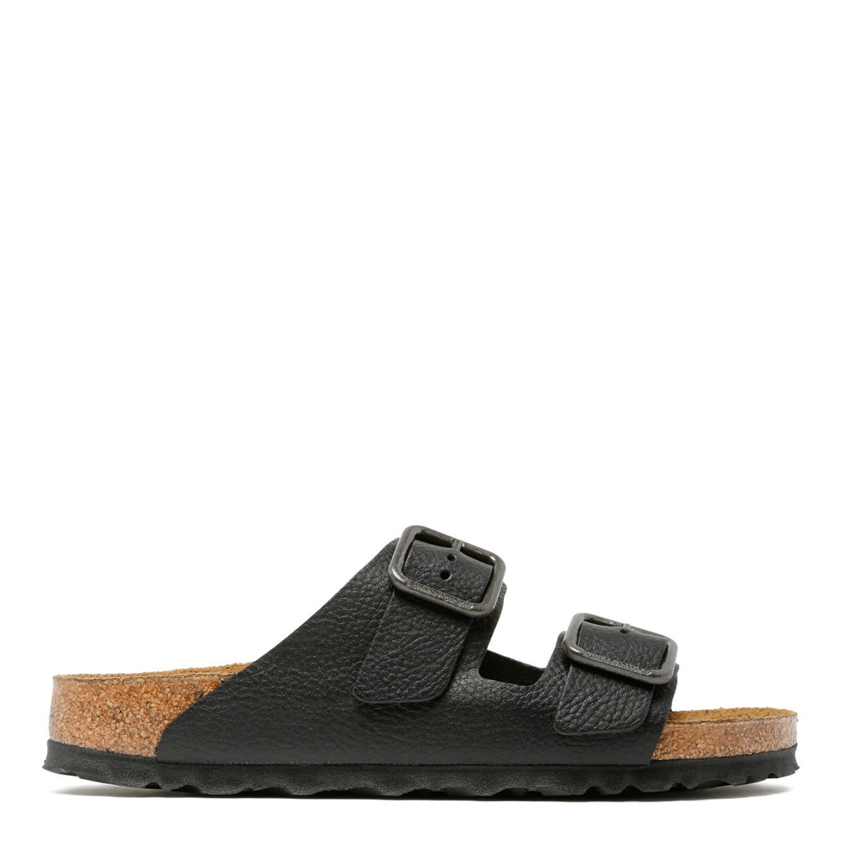 Birkenstock Metallic Taupe Double-Strap Sandals.