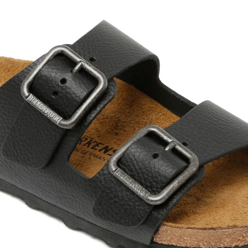 Birkenstock Metallic Taupe Double-Strap Sandals.