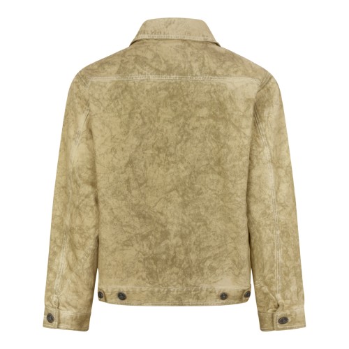 Vivienne Westwood Beige Distressed Zip-Up Jacket. 2