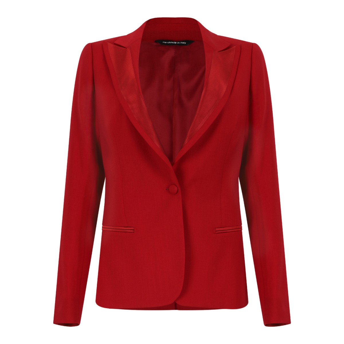 Tonello Red Tailored Blazer.
