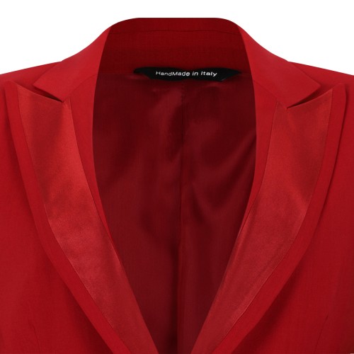 Tonello Red Tailored Blazer.