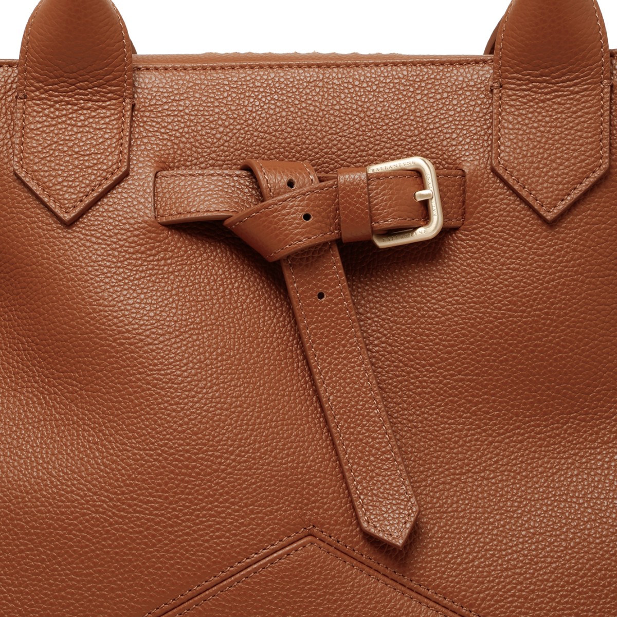 Ballantyne Cognac Leather Handbag.