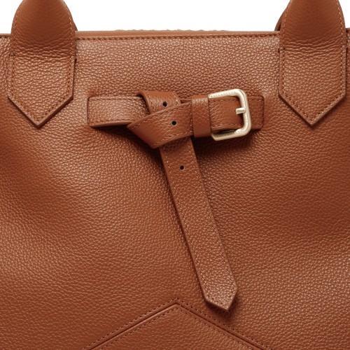 Ballantyne Cognac Leather Handbag.