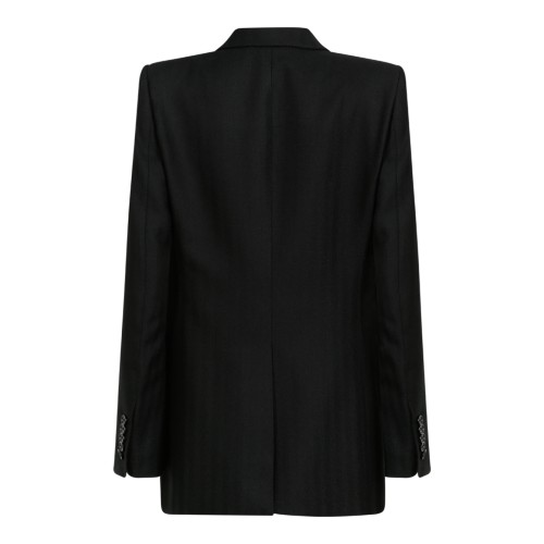 Tom Ford Black Pinstripe Tailored Blazer.