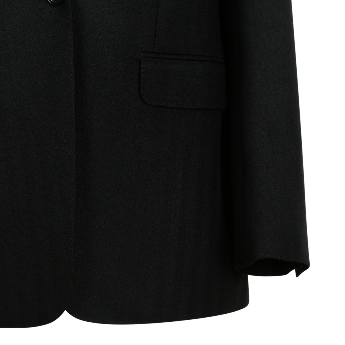 Tom Ford Black Pinstripe Tailored Blazer.
