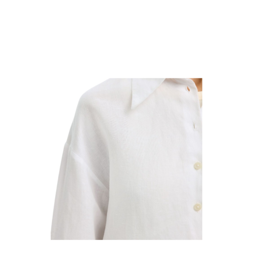 Selected Femme White Tailored Cotton Shirt.  