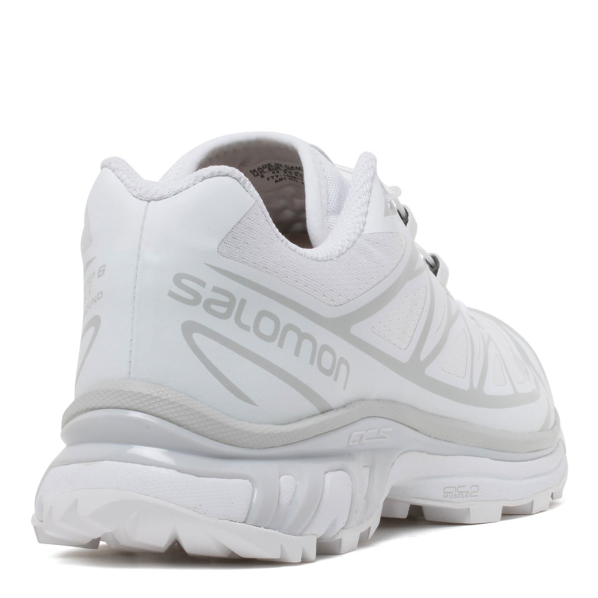 Salomon White Technical Trail Running Sneakers.