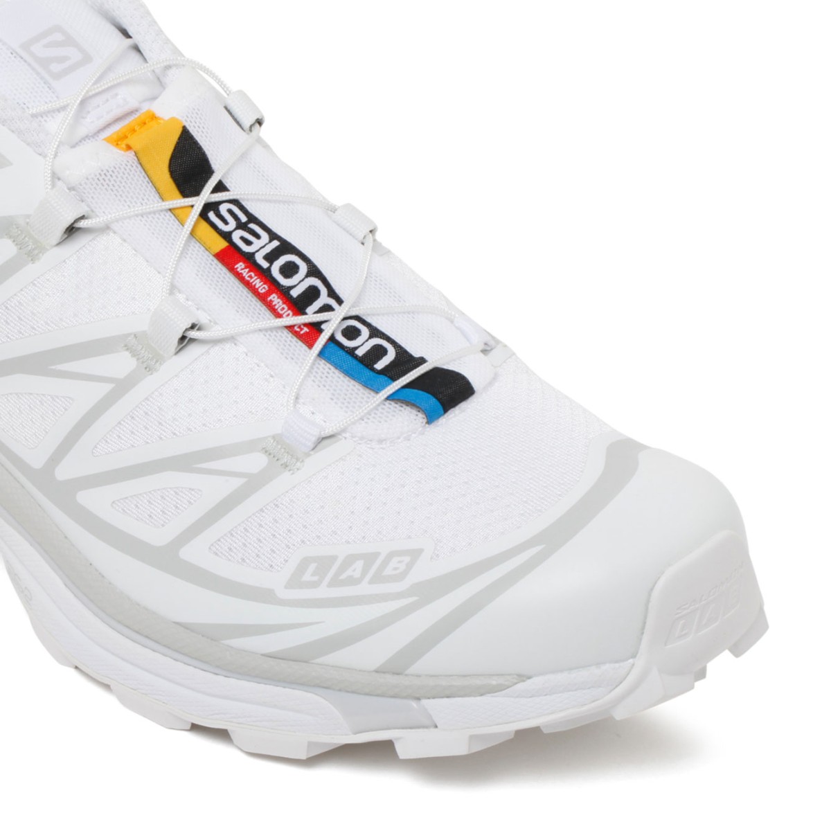 Salomon White Technical Trail Running Sneakers.