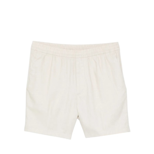 Calvin Klein Cream Drawstring Shorts.