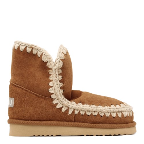 Mou Chestnut Eskimo Sheepskin Ankle Boots.  