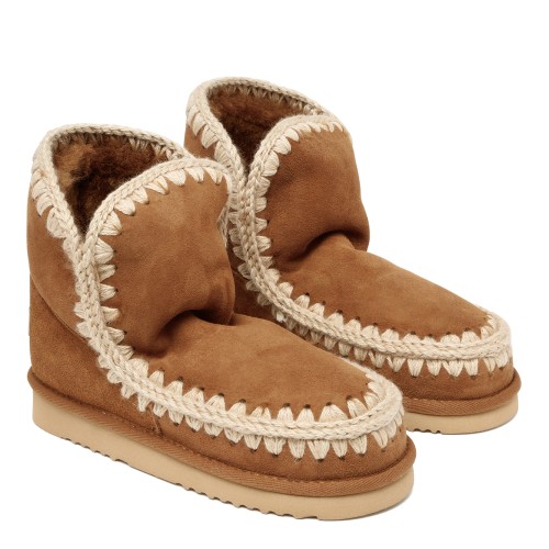 Mou Chestnut Eskimo Sheepskin Ankle Boots.   2